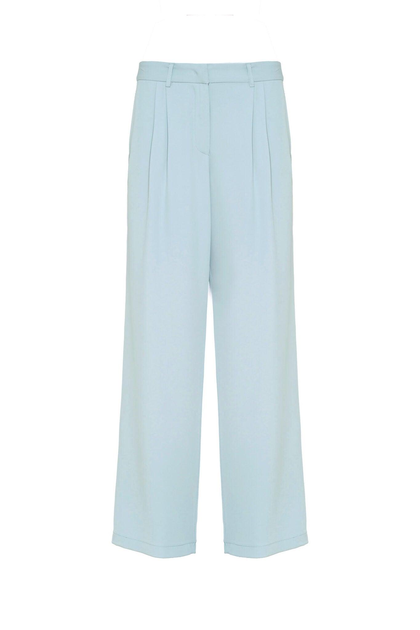 PANTALONI AMPI CON PIPING