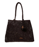 Shopper in rafia intrecciata