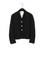 Giacca gessata cotone lana lino “ikigai”