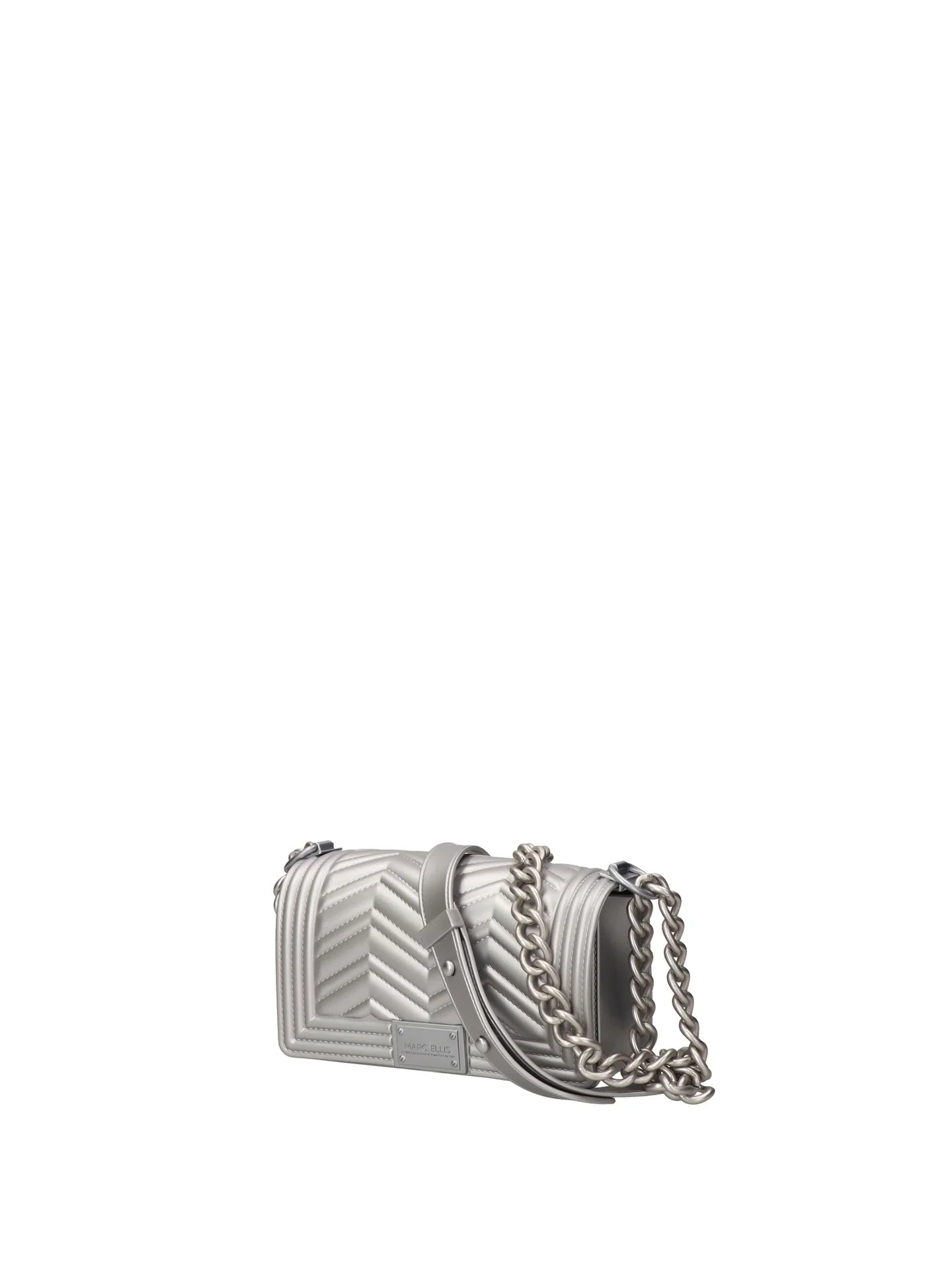 Tracolla Flat Wave XS silver Marc Ellis