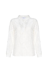 CAMICIA IN MUSSOLA RICAMATA