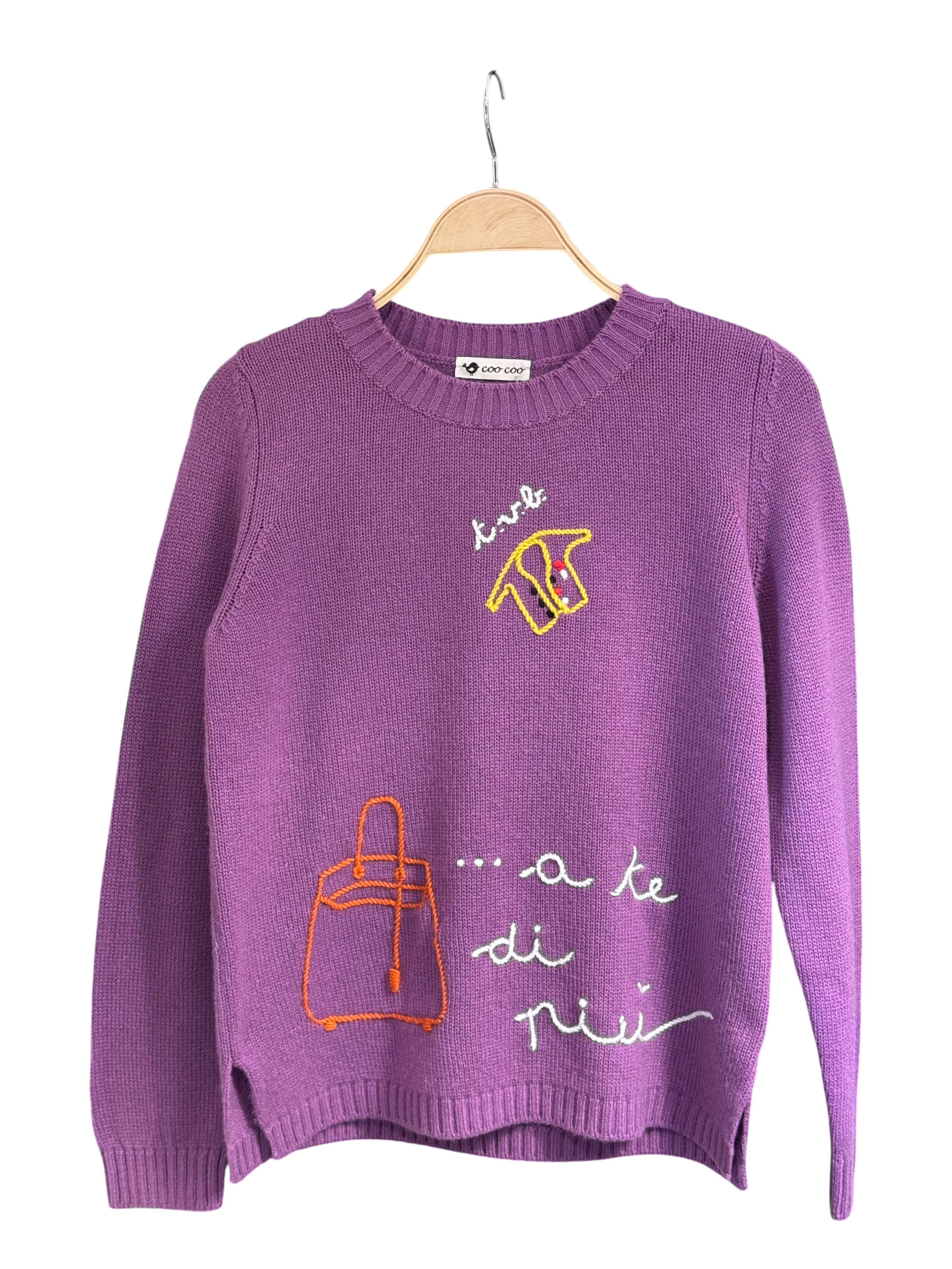 Maglia girocollo in cashmere