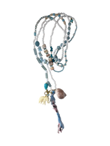 Collana lunga Cristina Lanza con pietre dure e ciondoli