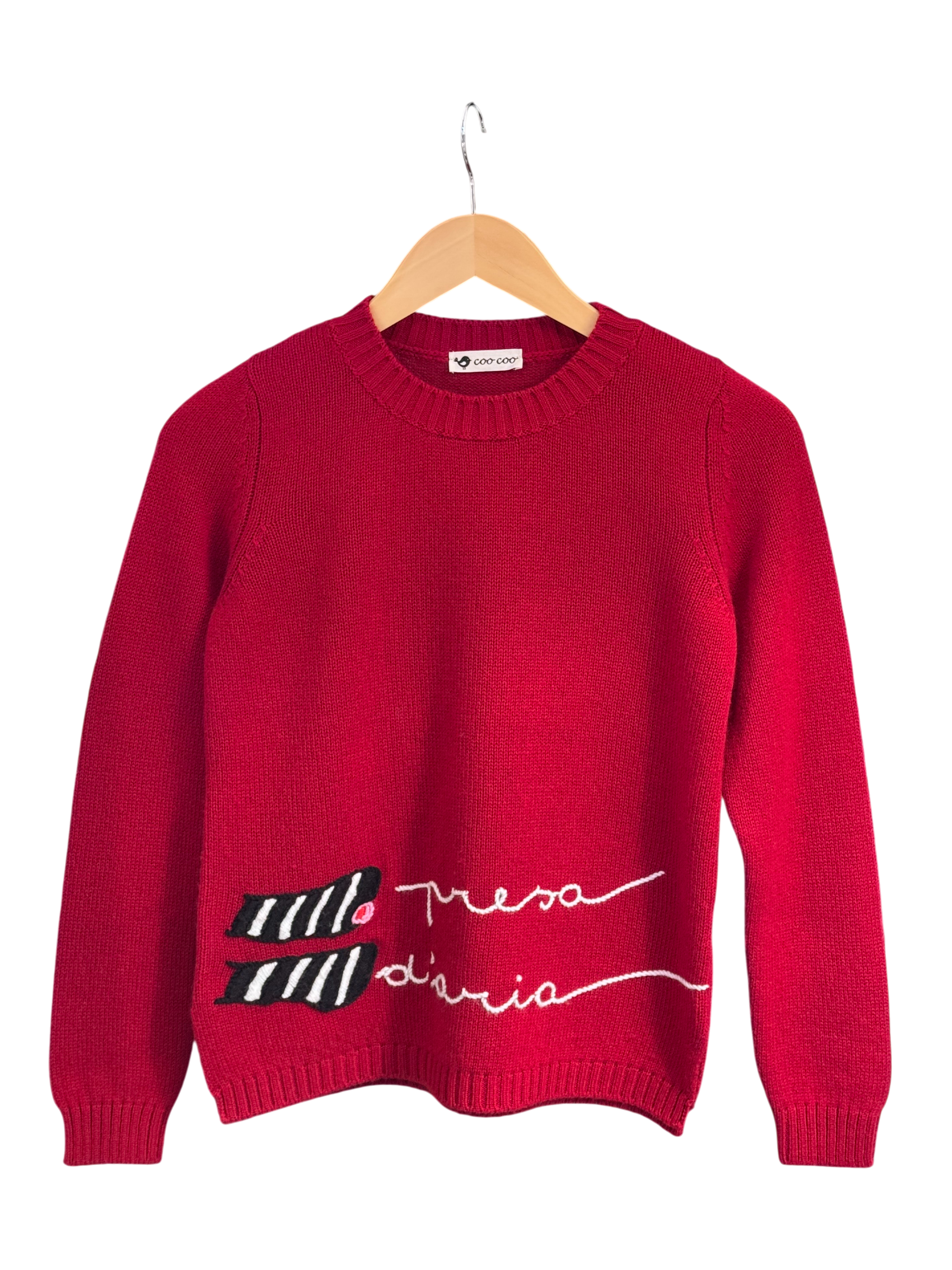 Maglia girocollo in cashmere