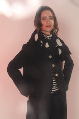 Giacca gessata cotone lana lino “ikigai”