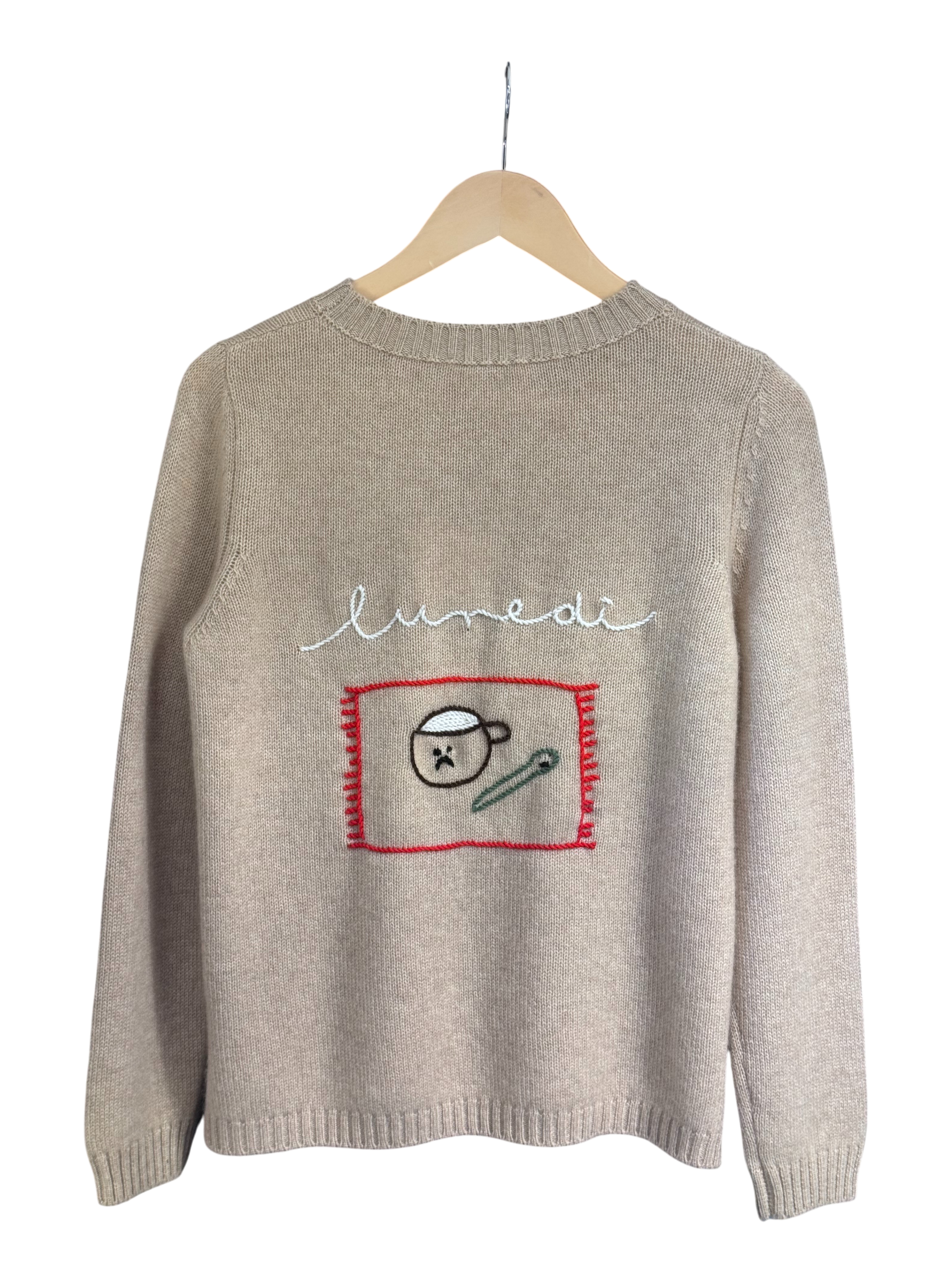 Maglia girocollo in cashmere