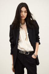 Blazer taglio dritto