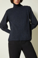 Maglione in lana collo alto