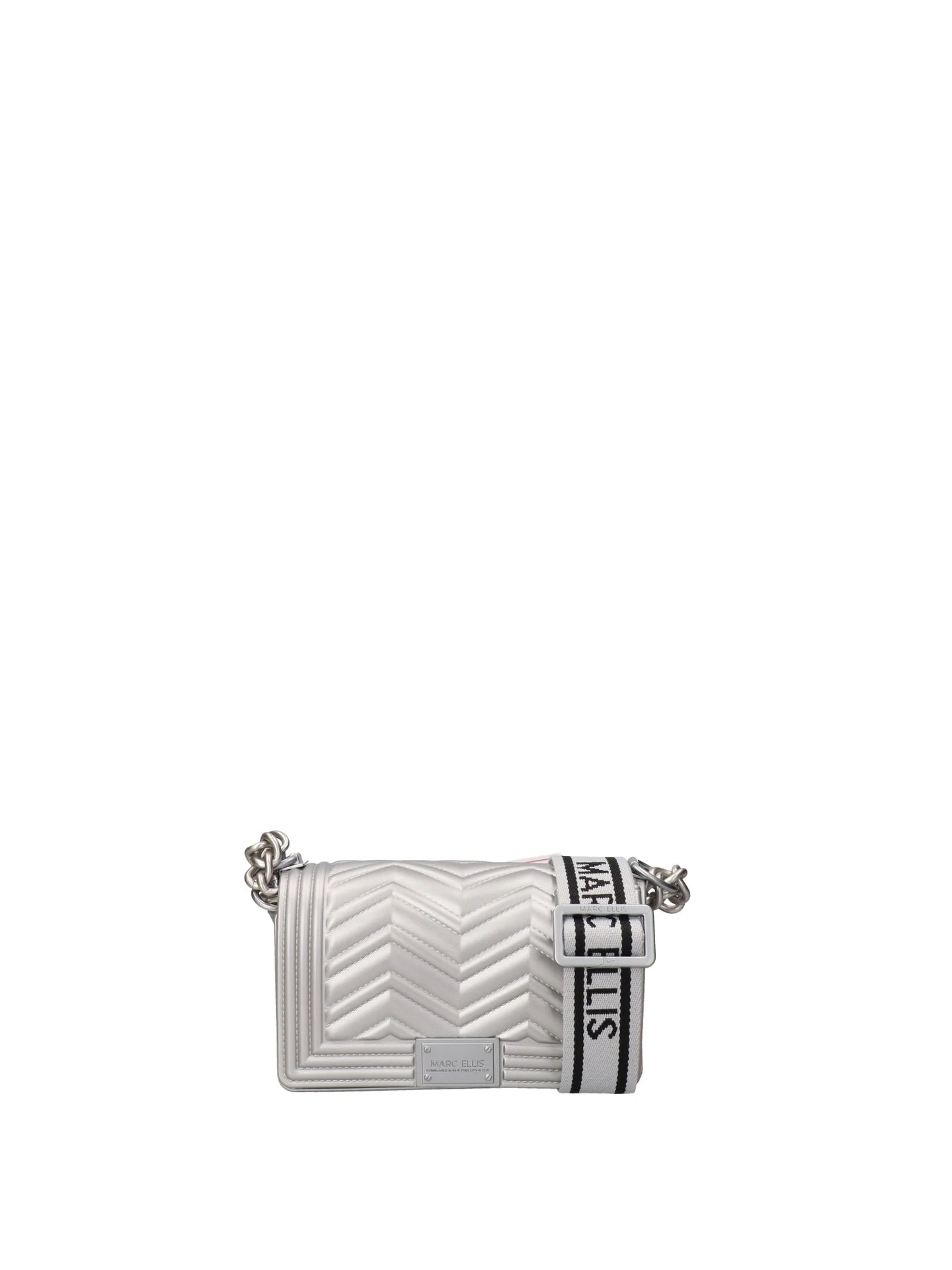 Tracolla Flat Wave XS silver Marc Ellis