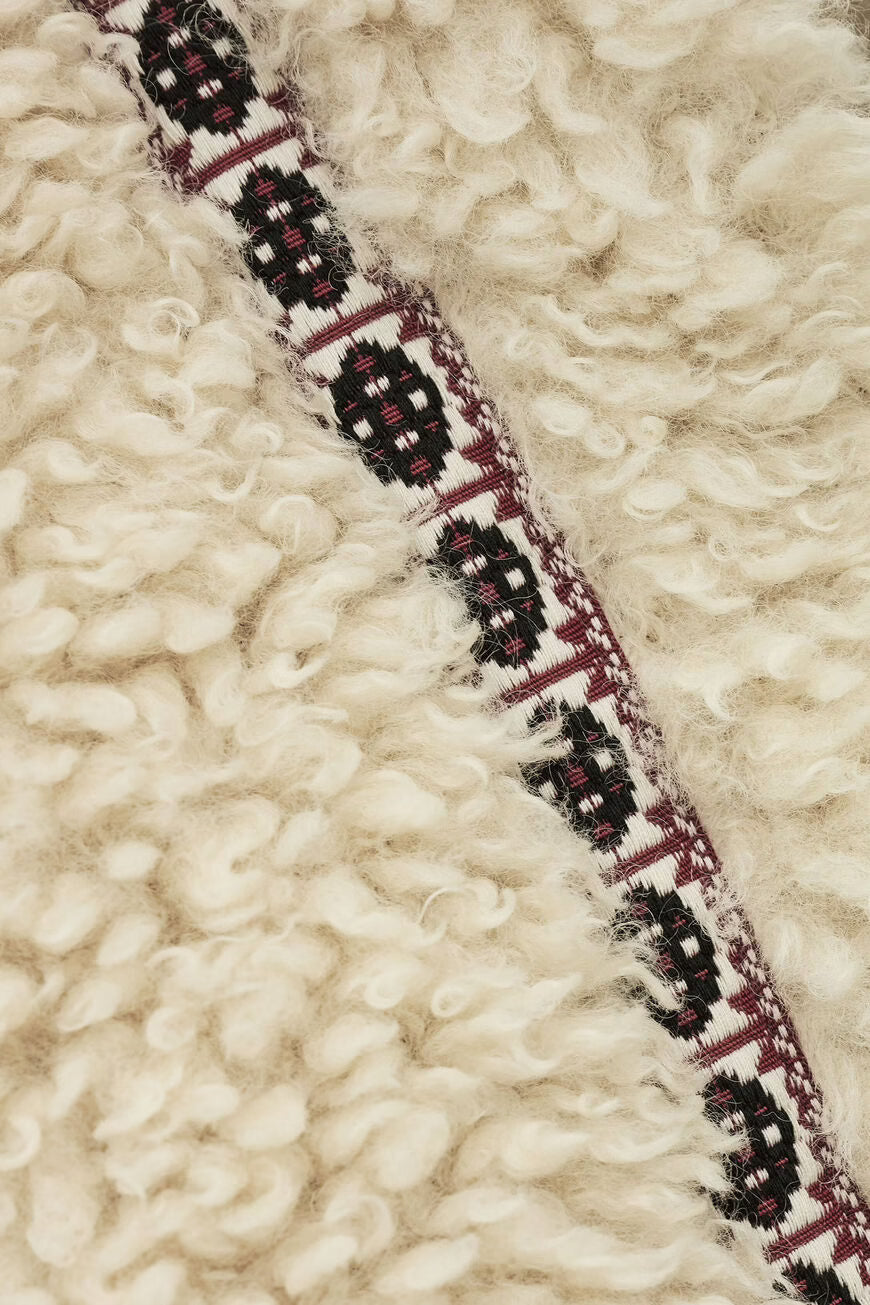 Cappotto lungo in eco fur