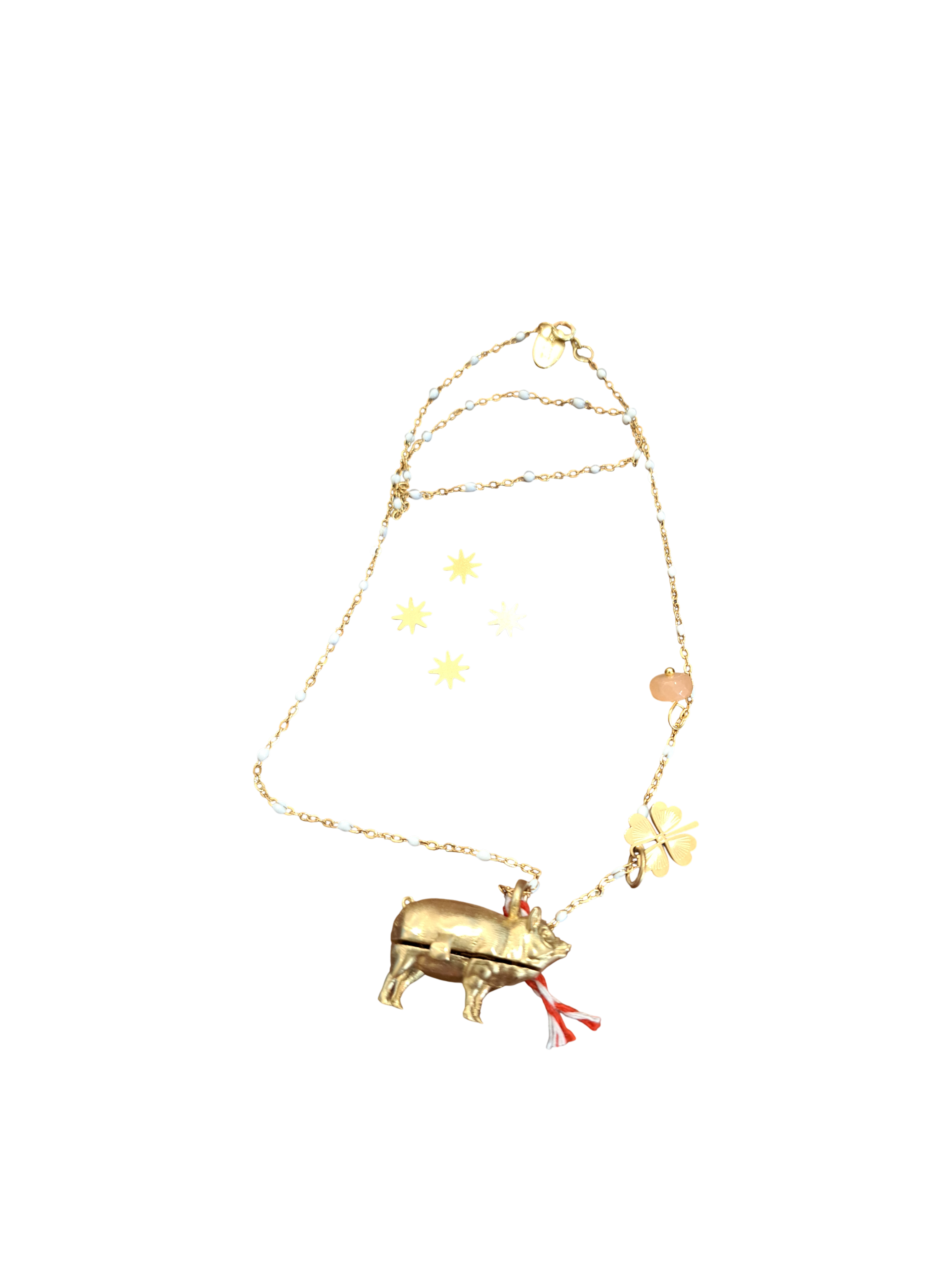Collana Maialino Salvadanaio portafortuna