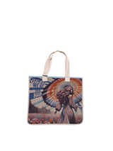 Shopper reversibile CUSTO barcelona small - sky