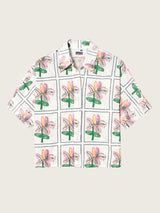 Camicia boxy in cotone con ricami