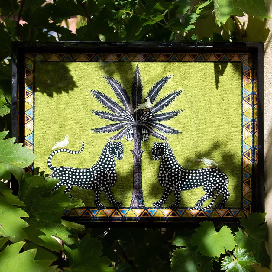 Vassoio Mosaico Verde Large (38 x 28cm)
