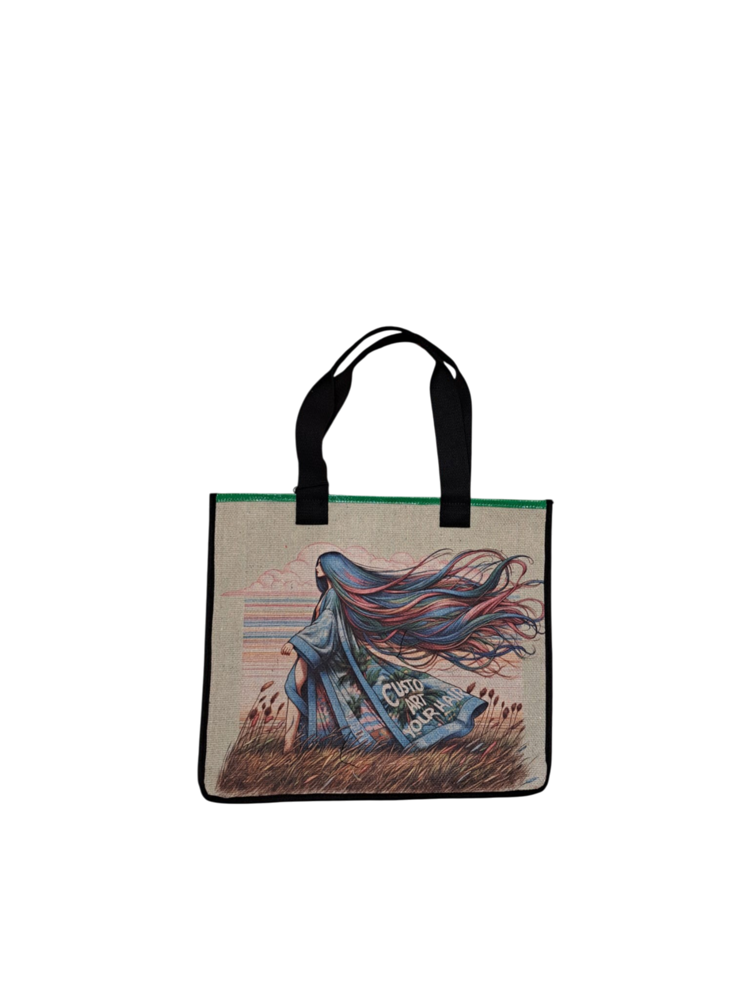 Shopper reversibile Custo Barcelona small - Green