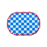 Tovagliette  azzurro - blu con bordo ricamato set da 2 - Bitossi home