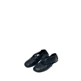 Ballerine elastiche in pelle nera
