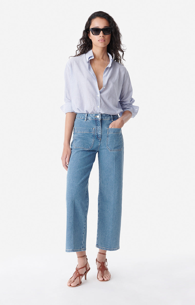 Jeans gamba dritta