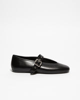 Mary Jane in pelle nera