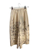 Pantalone ampio in cotone con stampa