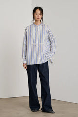 Camicia a righe con vestibilità oversize