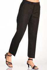 Pantalone realizzato In misto lino jacquard