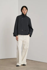 Caban corto oversize