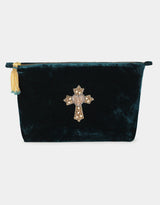 Pochette con ricamo Croce Olivia Dar