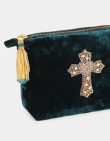 Pochette con ricamo Croce Olivia Dar