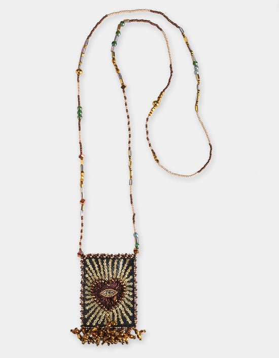 Collana talismano con occhio a cuore Olivia Dar