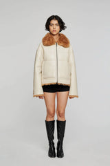 Giaccone eco shearling reversibile