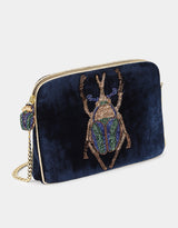 Borsa a tracolla Beetle Velvet Olivia Dar
