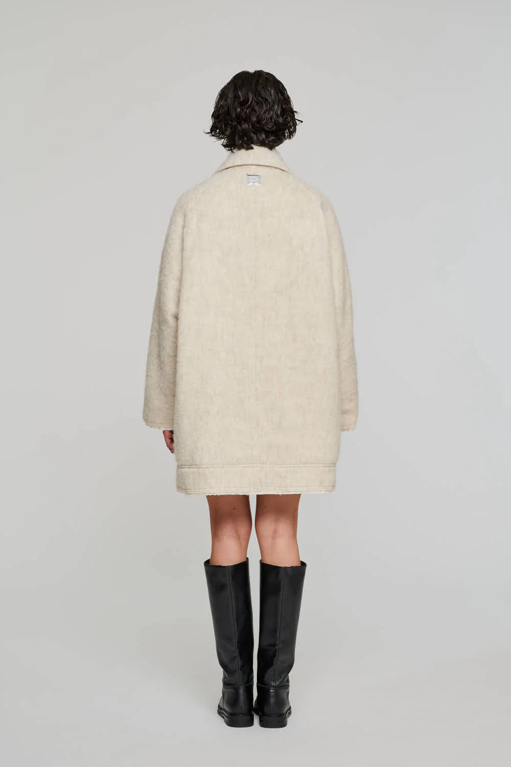 Cappotto doppiopetto in lana