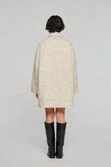 Cappotto doppiopetto in lana