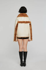 Giaccone eco shearling reversibile