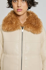 Giaccone eco shearling reversibile