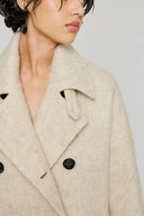 Cappotto doppiopetto in lana