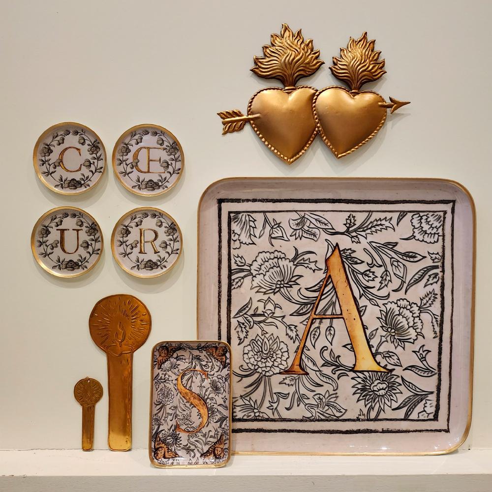 set 4 sottobicchieri "coeur"