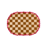 Tovagliette  ecrù/marrone con bordo ricamato set da 2 - Bitossi home