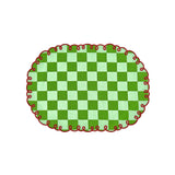 Tovagliette  verde scuro/verde menta con bordo ricamato set da 2 - Bitossi home