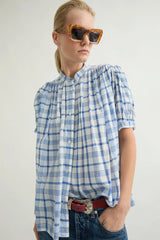Camicia a maniche corte oversize