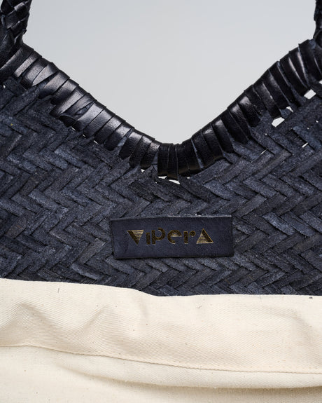 Tote bag in pelle Neruda Vipera the Label