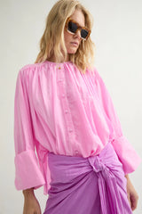 Camicia oversize in cotone