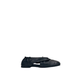 Ballerine elastiche in pelle nera