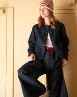 Giacca corta in denim