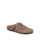 Sabot intrecciato marrone