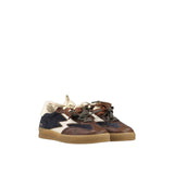 SNEAKER CLUB PATCHWORK NAVY, MARRONE E BURRO