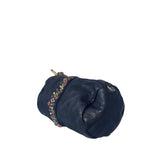 Bauletto tondo Licia Campomaggi con borchie