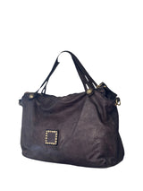 Shopper con manici e tracolla Campomaggi