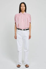 Camicia in cotone a quadretti